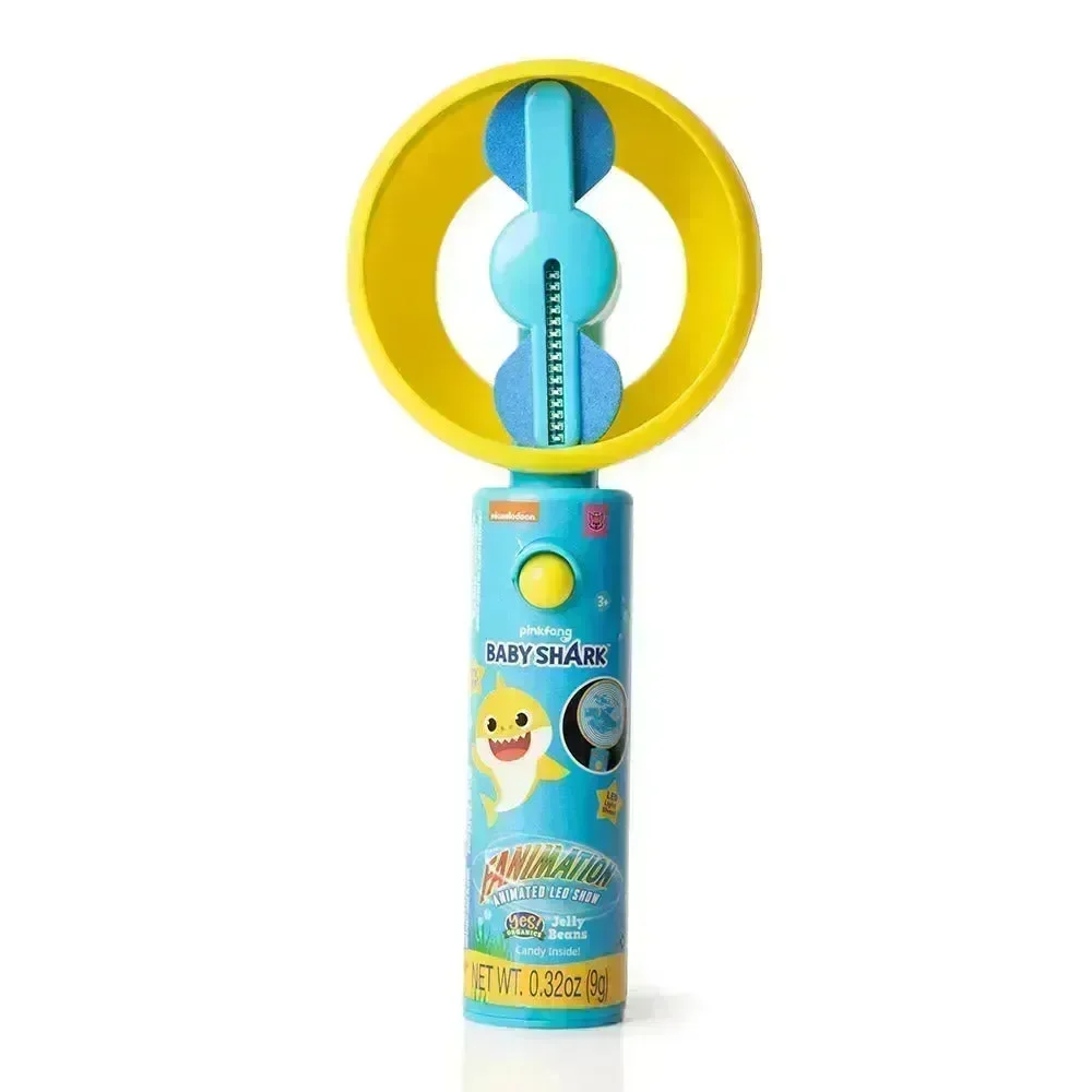 Baby Shark Fanimation Candy Fan with Jelly Beans: 8-Piece Display - Image 2