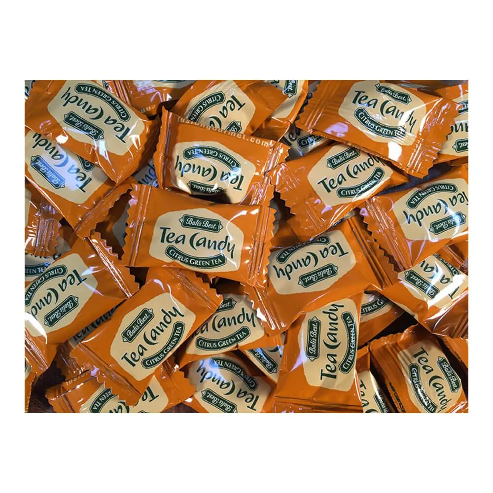 Bali's Best Citrus Green Tea Hard Candy Peg Bags: 12-Piece Case - Image 3