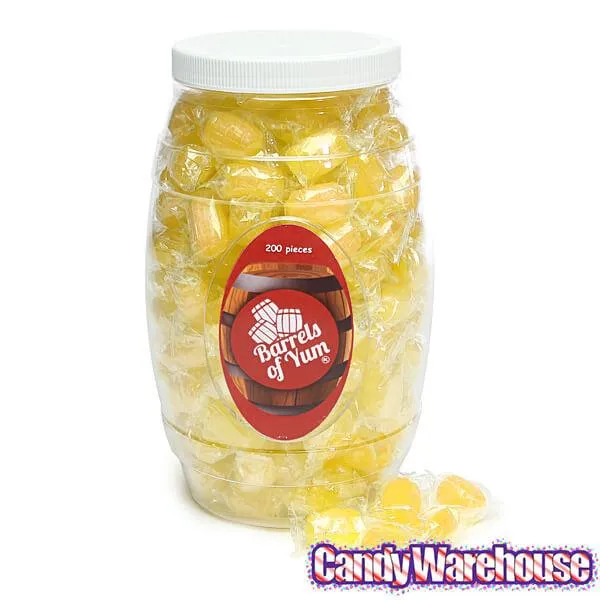 Hard Candy Barrels - Banana: 200-Piece Barrel Jar - Image 2