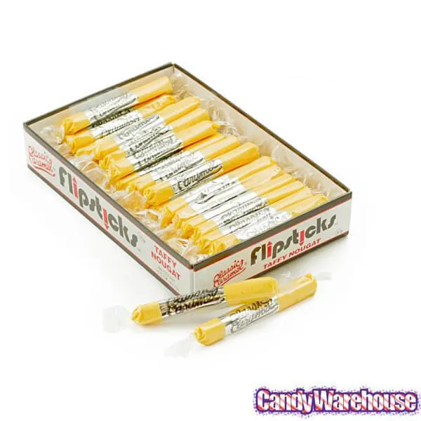Flipsticks Nougat Taffy Candy - Banana: 48-Piece Caddy - Image 2