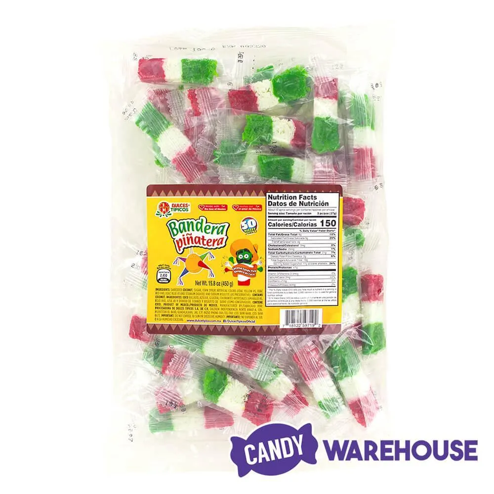 Bandera Pinatera Coconut Candy: 50-Piece Bag - Image 5