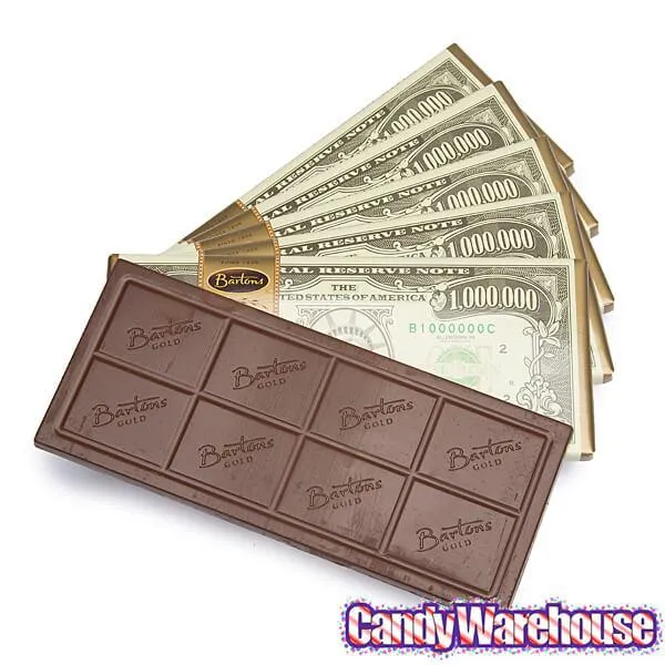Bartons Million Dollar Milk Chocolate Candy Bars: 12-Piece Box - Image 3