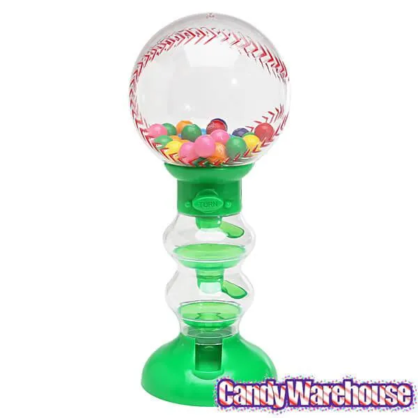 Baseball Gumball Machine Bank with Gumballs - Image 3