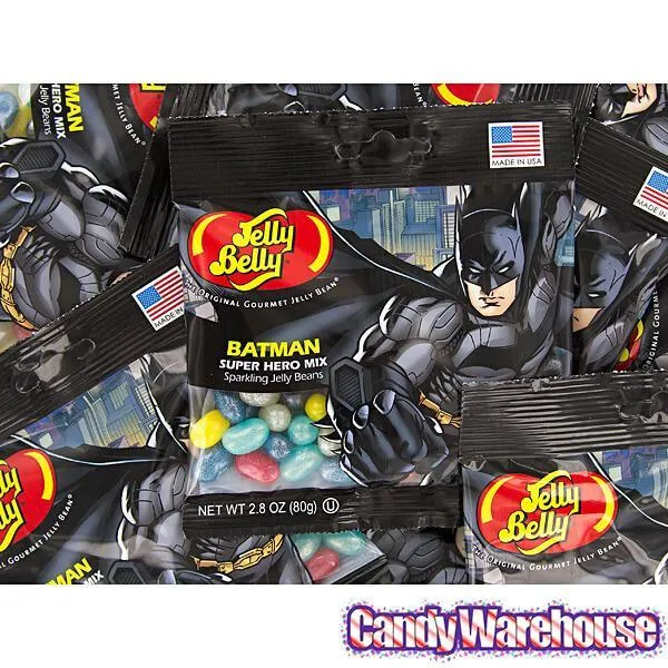 Jelly Belly Superheroes Jelly Beans 2.8-Ounce Bags - Batman: 12-Piece Display - Image 3