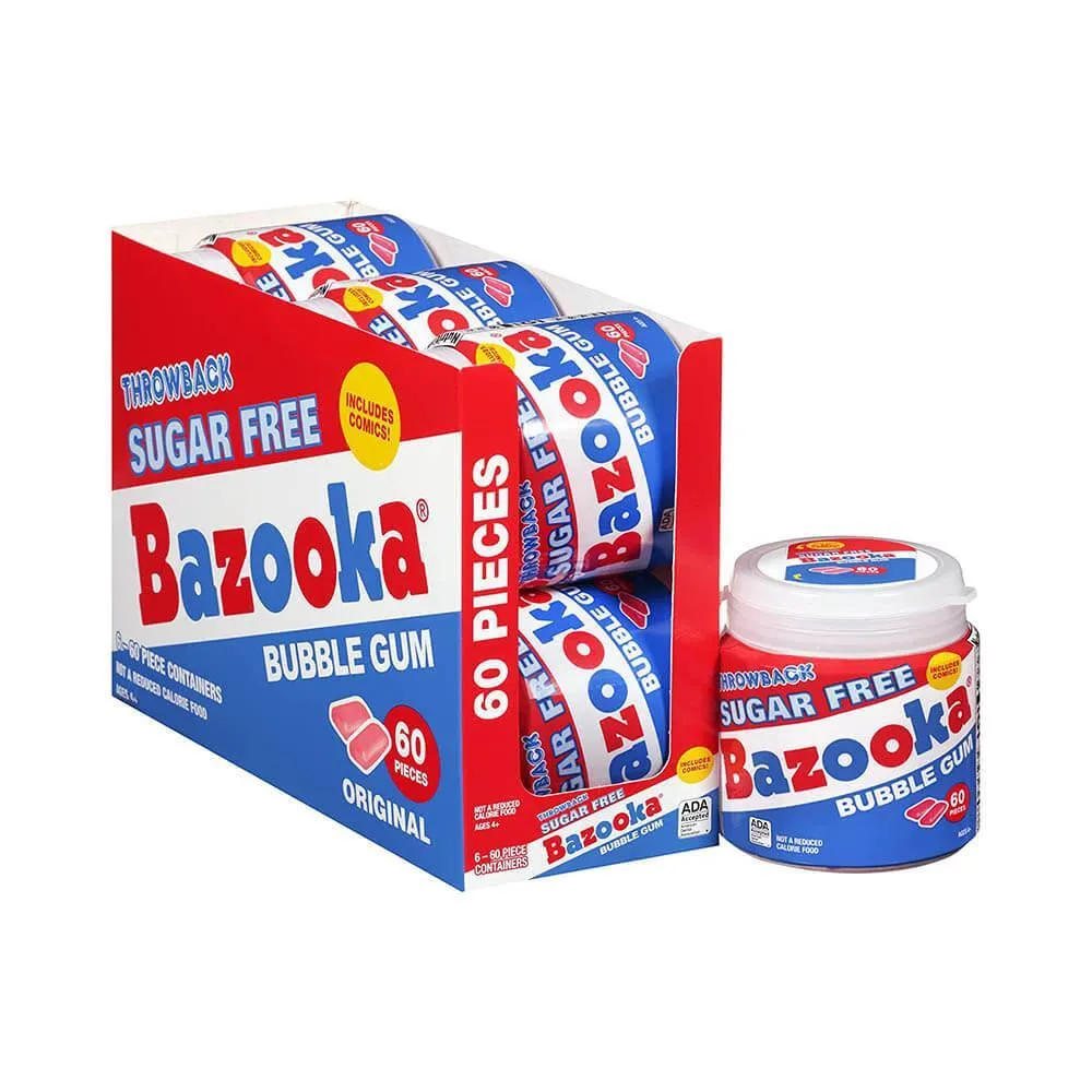 Bazooka Sugar Free Bubble Gum To Go Cup: 6-Piece Box - Image 3