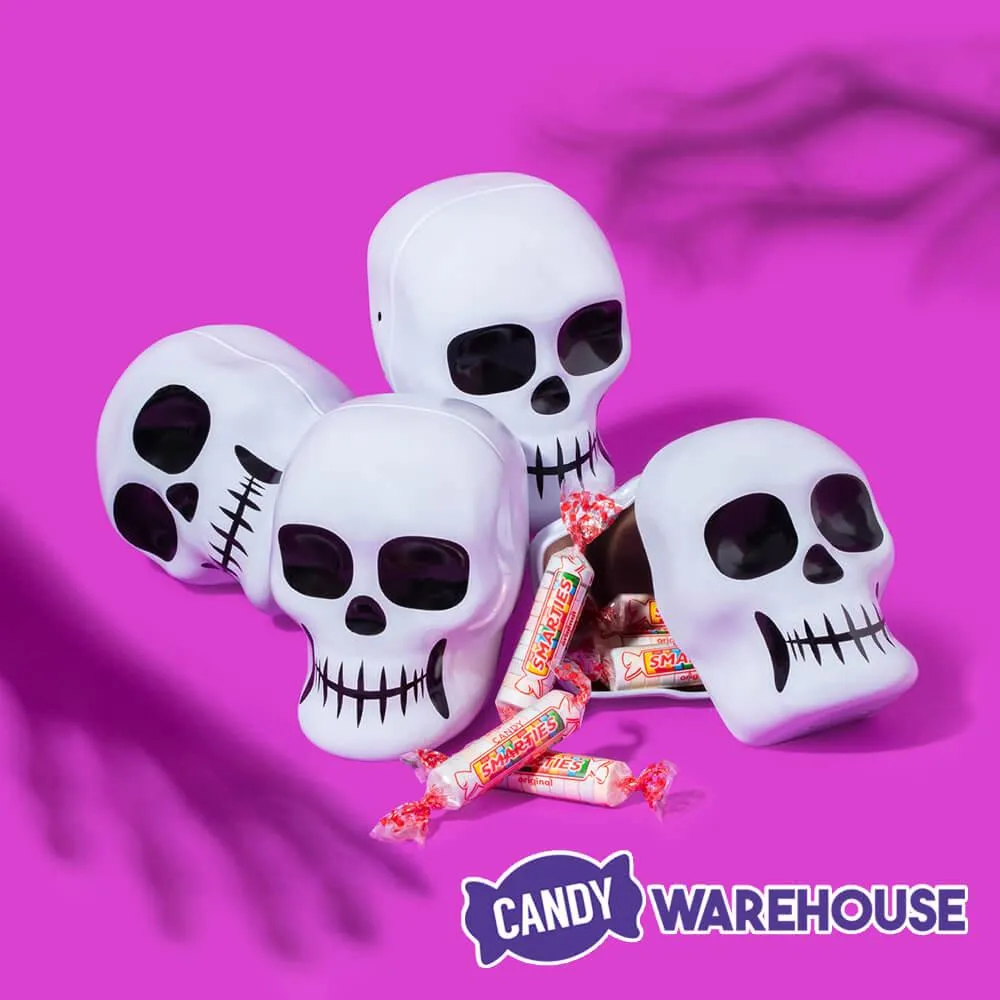 Bee International Skull Tins with Smarties: 12-Piece Box - Image 3