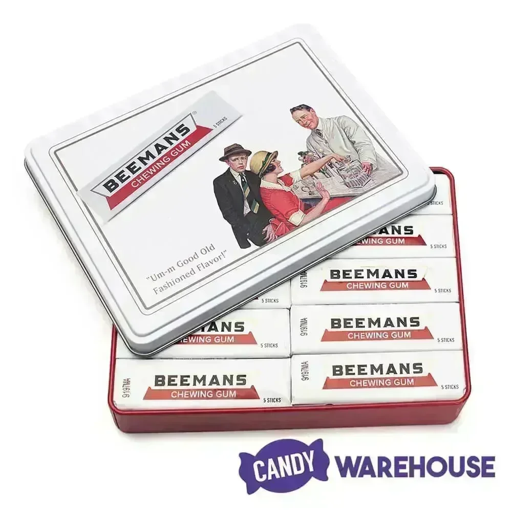 Beemans Chewing Gum Tin: 6-Piece Box - Image 2