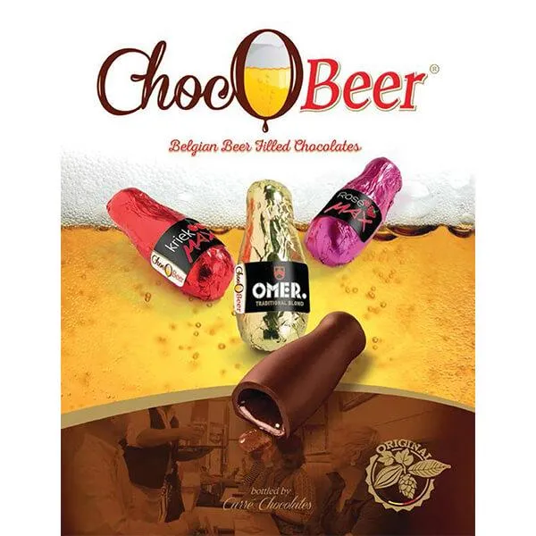 Bee International Beer Filled Dark Chocolate Bottles - Assorted: 6-Piece Gift Box - Image 5
