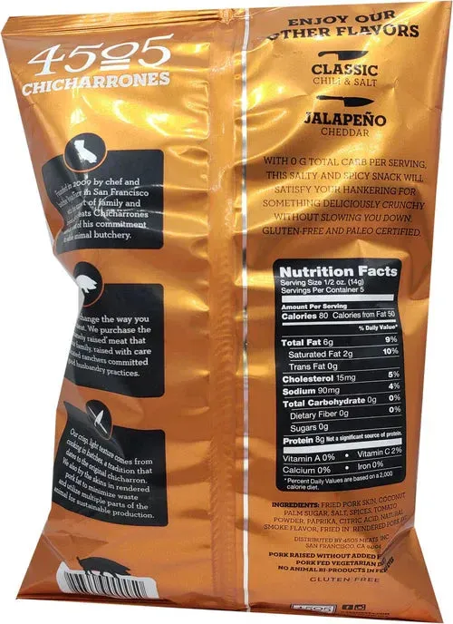 Benestar BBQ Fried Pork Rinds: 12-Piece Box - Image 3