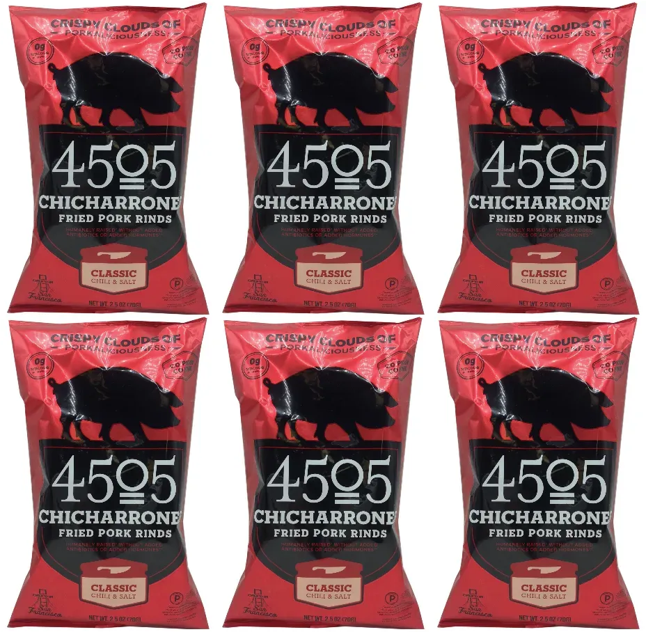 Benestar Classic Chili & Salt Pork Rinds: 12-Piece Box - Image 5
