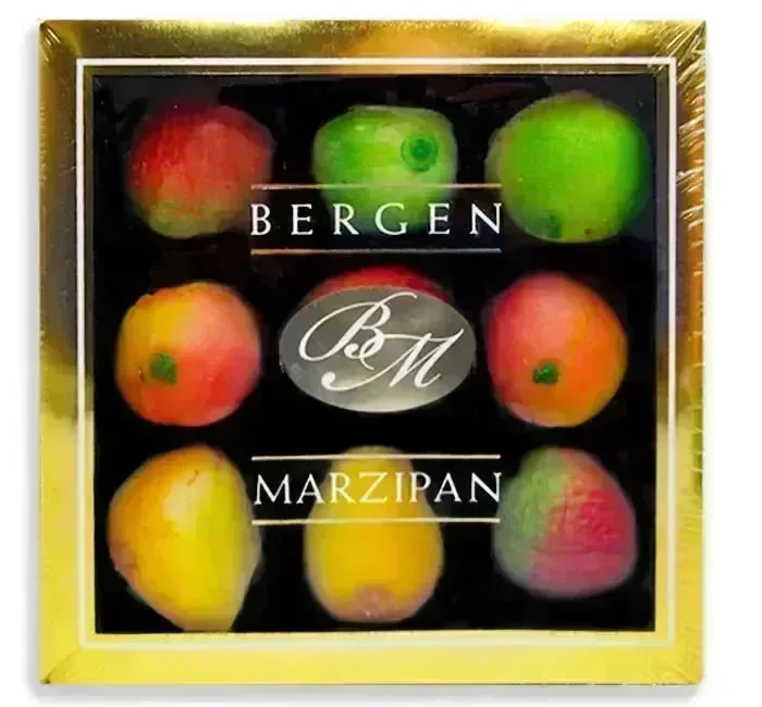 Biermann Marzipan Fruit Candy Gift Boxes: 12-Piece Case - Image 3
