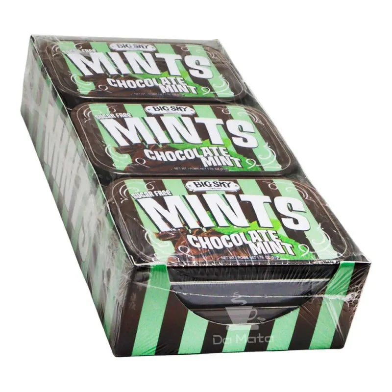 Big Sky Sugar Free Chocolate Mint Tins: 6-Piece Box - Image 3