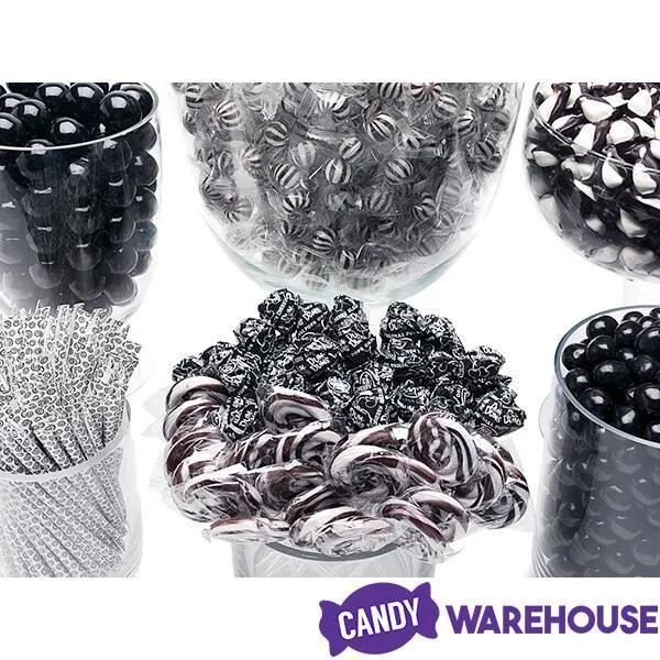 Black Candy Bar Table Assortment - Image 3