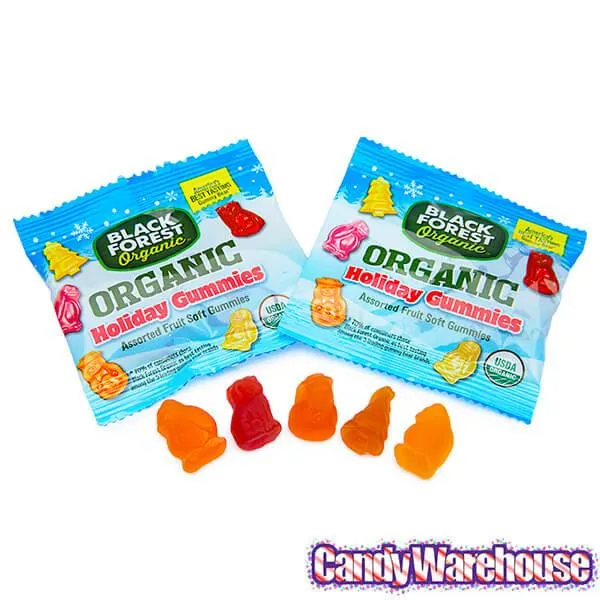 Black Forest Organic Holiday Gummy Candy Snack Packs: 20-Piece Bag - Image 2