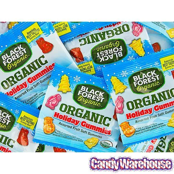 Black Forest Organic Holiday Gummy Candy Snack Packs: 20-Piece Bag - Image 3