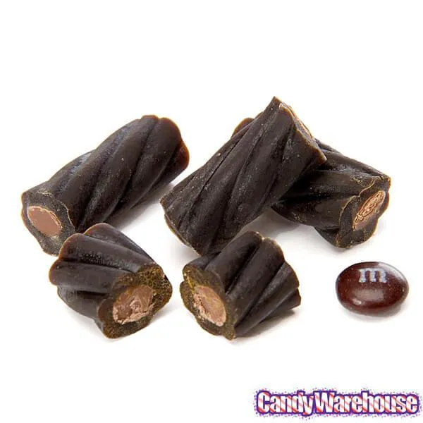 Black Licorice Twists with Chocolate Centers: 6.3-Ounce Bag - Image 3