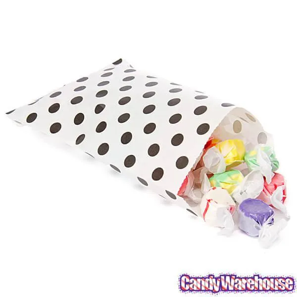 Black Polka Dot Candy Bags: 25-Piece Pack - Image 6