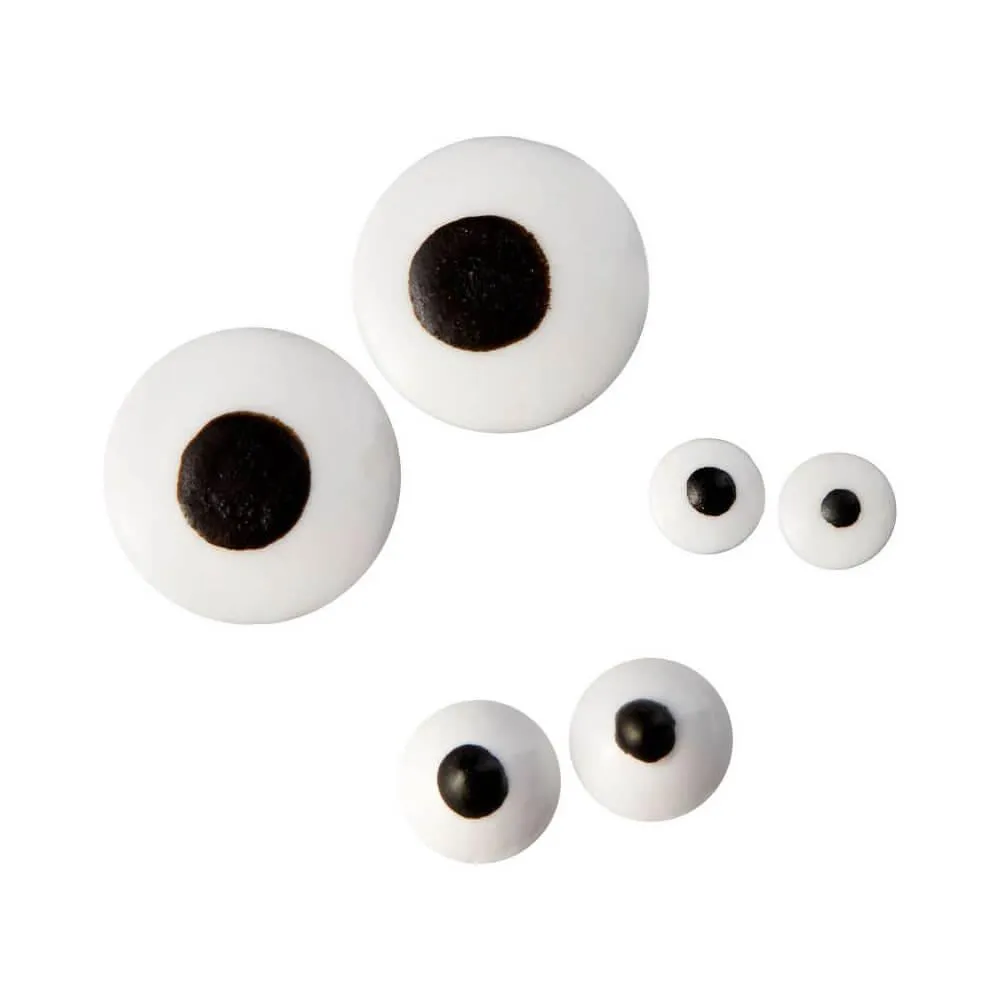 Black and White Candy Eyeball Sprinkles: 2.75-Ounce Box - Image 2
