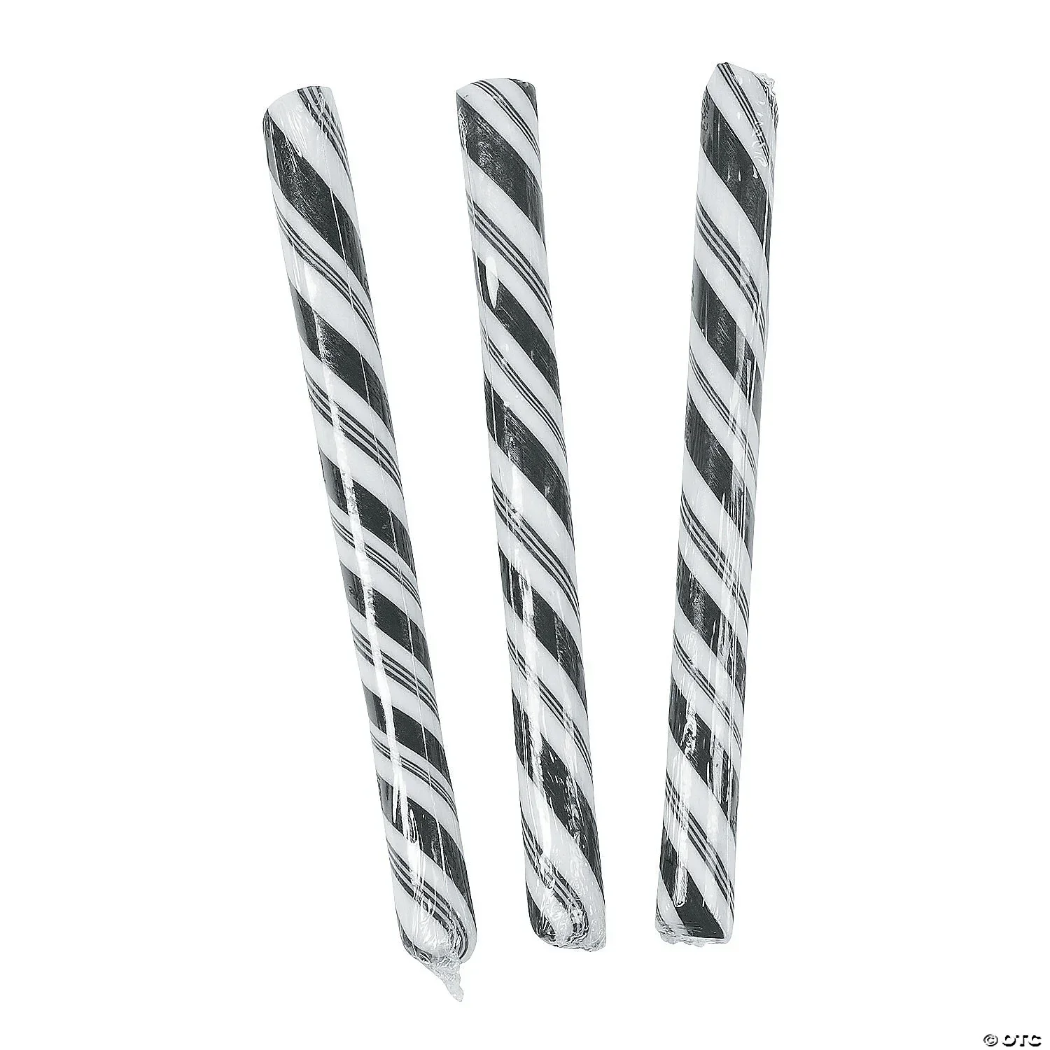 Black & White Hard Candy Sticks - Cherry: 80-Piece Box