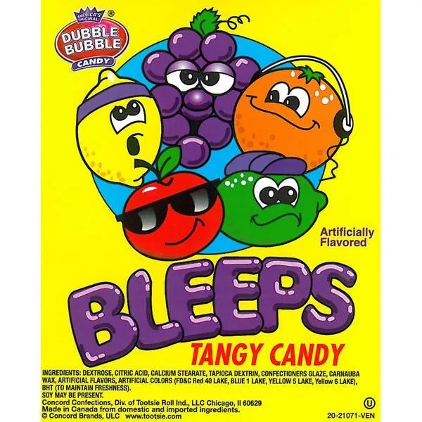 Bleeps Tangy Candy: 21LB Case - Image 4