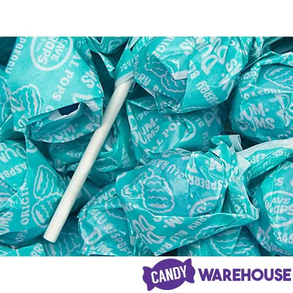 Dum Dums Light Blue Party Pops - Blu Raspberry: 75-Piece Bag - Image 4