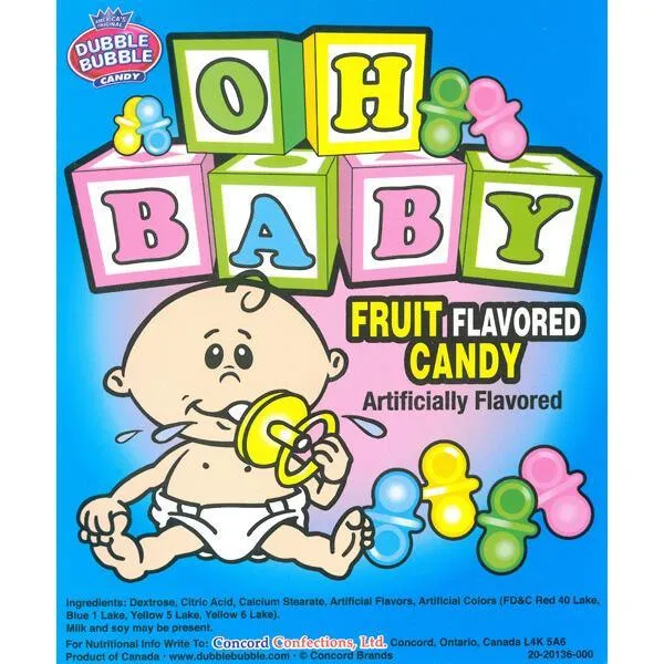 Blue Baby Pacifiers Candy: 12-Ounce Bag - Image 3