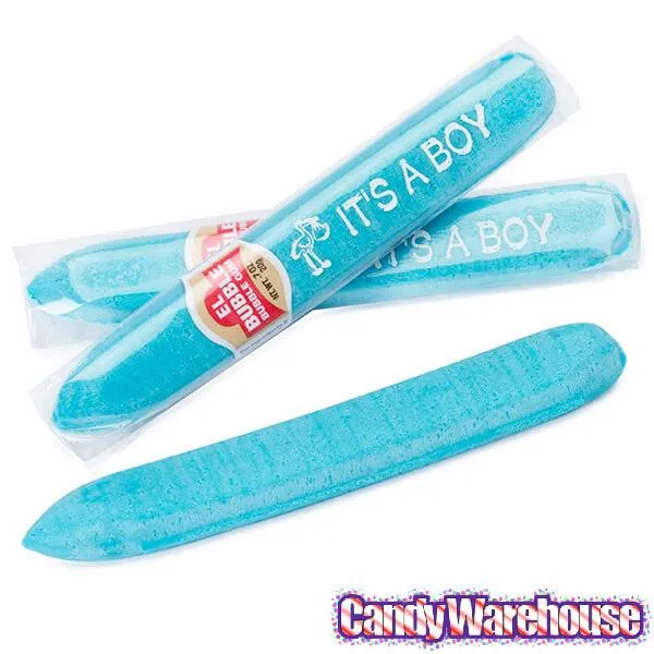 Birth Announcement Bubblegum Cigars - Boy Blue: 36-Piece Box - Image 2