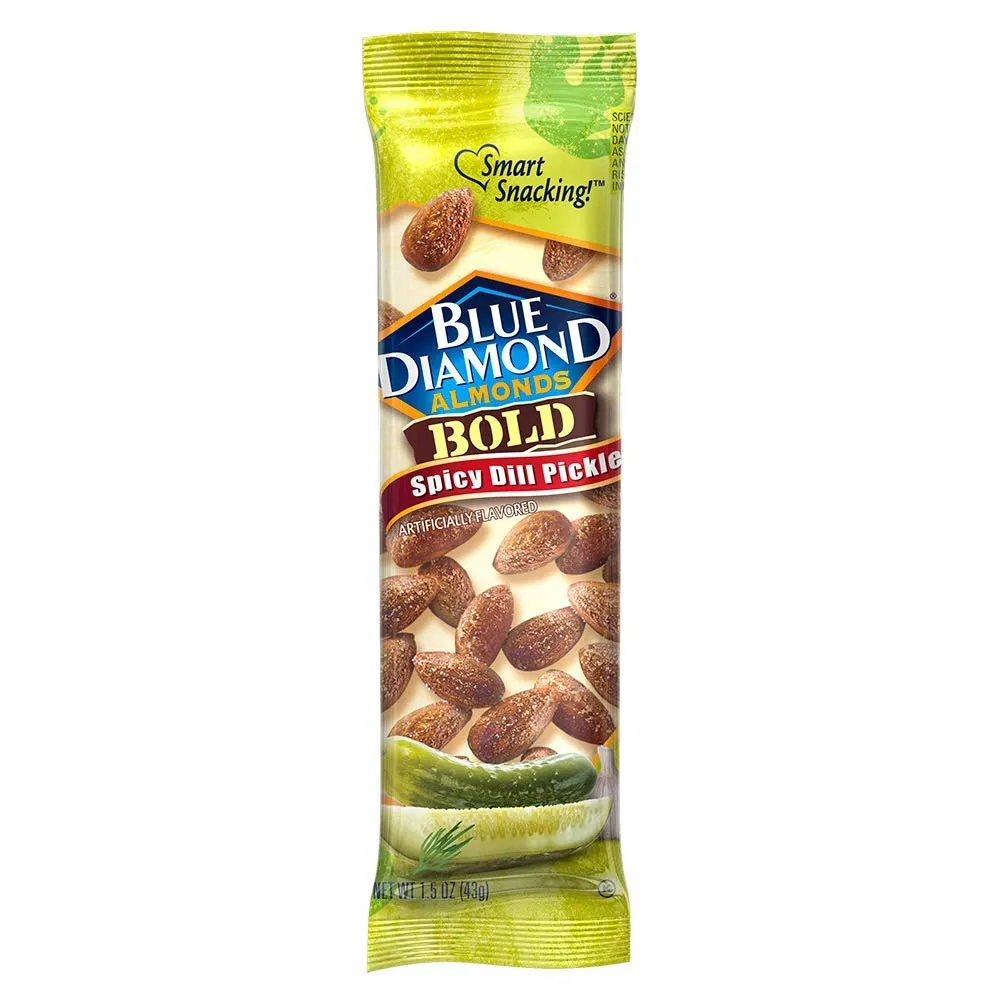 Blue Diamond Bold Spicy Dill Pickle Almonds: 12-Piece Box - Image 3
