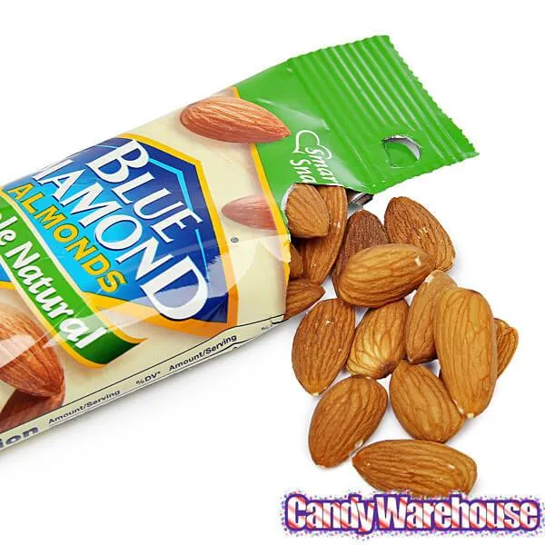 Blue Diamond Whole Natural Almonds 1.5-Ounce Bags: 12-Piece Box - Image 5