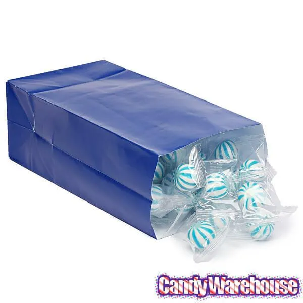 Mini Candy Treat Bags - Blue: 24-Piece Bag - Image 3