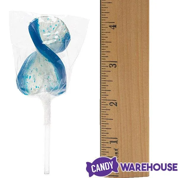 CurlyCutes Petite Crystal Ribbon Pops - Blue Raspberry: 20-Piece Jar - Image 5
