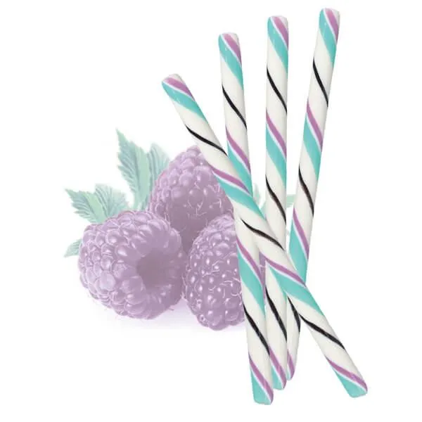 Blue Raspberry Hard Candy Sticks: 100-Piece Box - Image 4