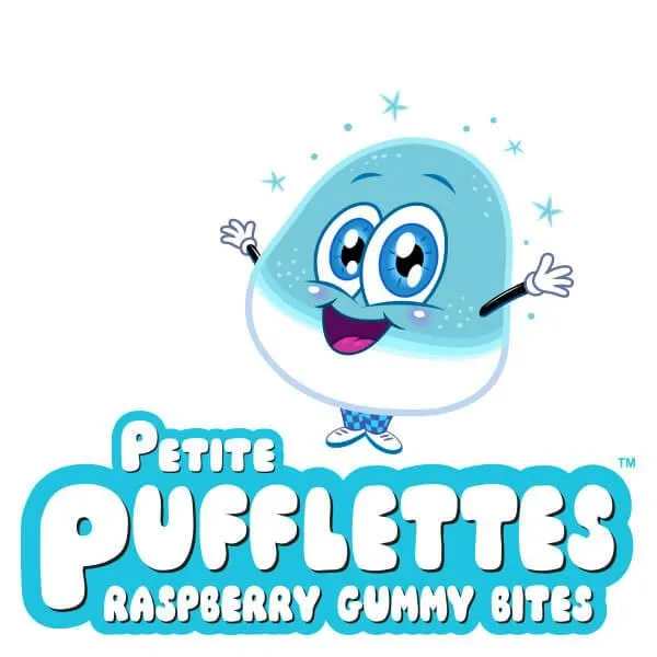 Petite Pufflettes Gummy Bites - Blue Raspberry: 16-Ounce Bag - Image 3