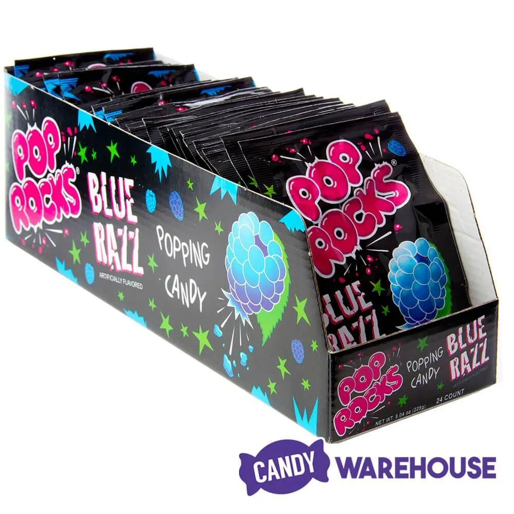 Pop Rocks Candy Packs - Blue Raspberry: 24-Piece Box - Image 2