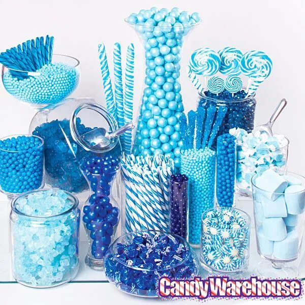 Rock Candy Crystal Sticks - Blue: 120-Piece Case - Image 3