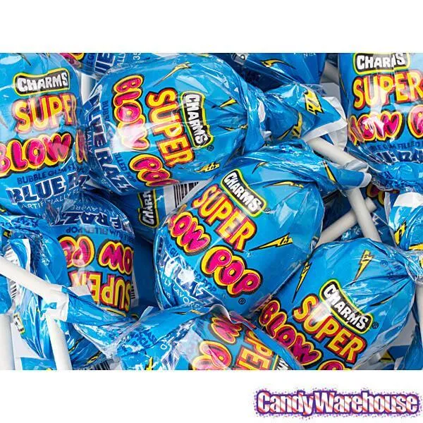 Charms Super Blow Pops - Blue Razz: 72-Piece Set - Image 3
