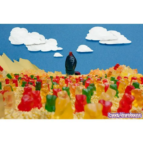 Blue & Red 2LB Giant Gummy Worm: 10-Piece Case - Image 5
