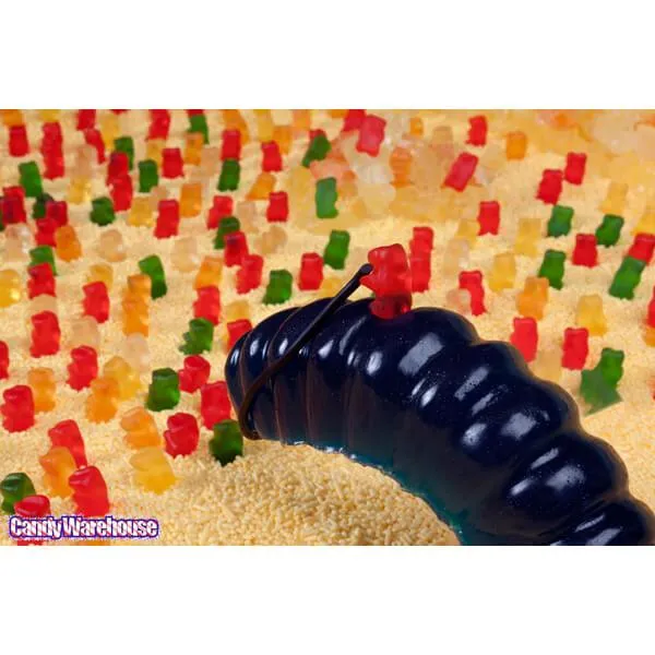 Blue & Red 2LB Giant Gummy Worm: 10-Piece Case - Image 6
