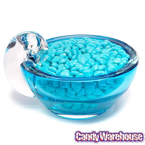 Round Crystal Candy Dish - Blue - Image 3