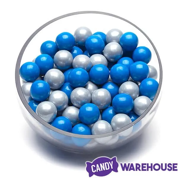 Gumballs Color Combo - Blue and Silver: 4LB Box - Image 3
