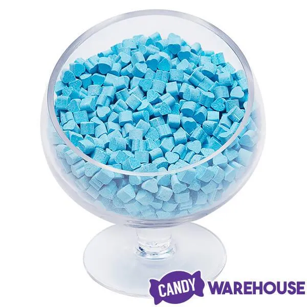 Tiny Sugar Candy Hearts - Blue: 1.5LB Jar - Image 4