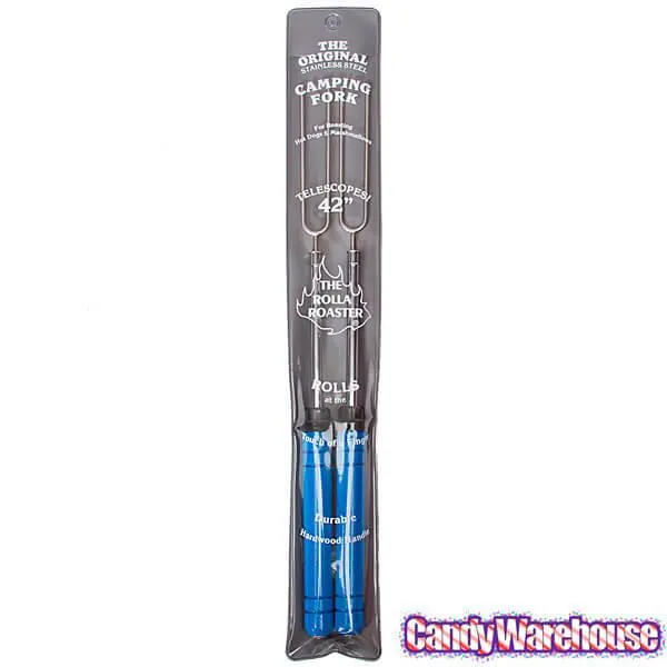 Blue Telescoping Marshmallow Forks: 2-Piece Set - Image 3