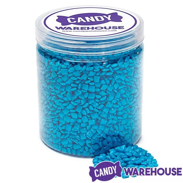 Tiny Chicle Squares Chewing Gum - Blue: 1.5LB Jar - Image 2