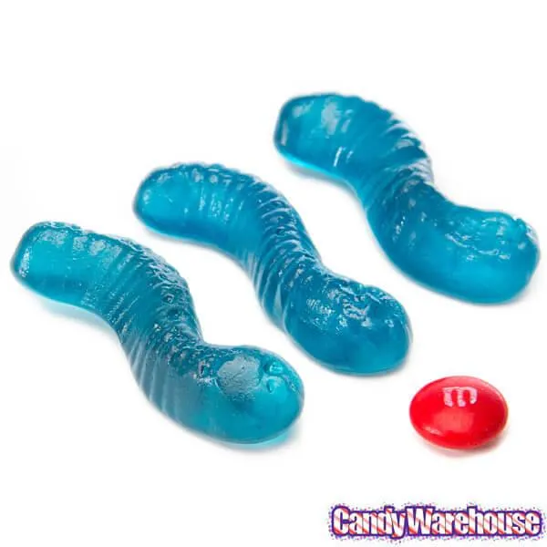 Gummy Inch Worms - Blueberry: 5LB Bag - Image 2
