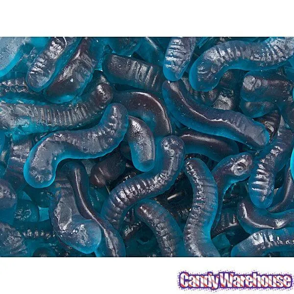 Gummy Inch Worms - Blueberry: 5LB Bag - Image 3