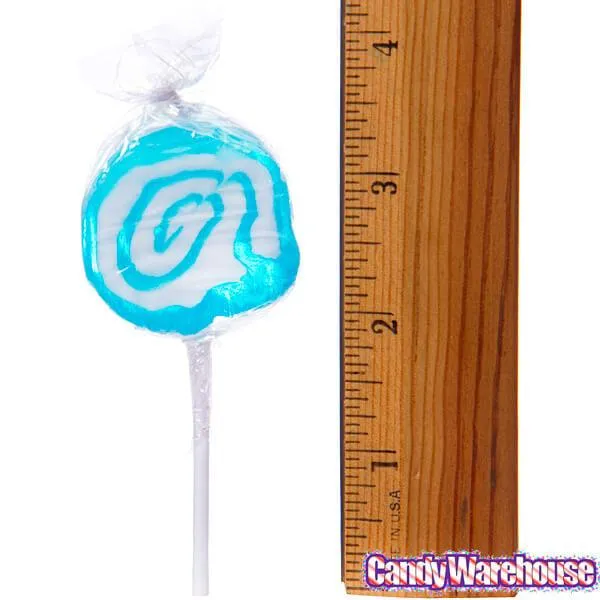 Hypno Pops Petite Swirled Lollipops - Blueberry: 100-Piece Bag - Image 5