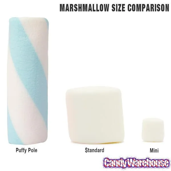 Puffy Poles Jumbo Marshmallow Twists - Blueberry: 1KG Bag - Image 5