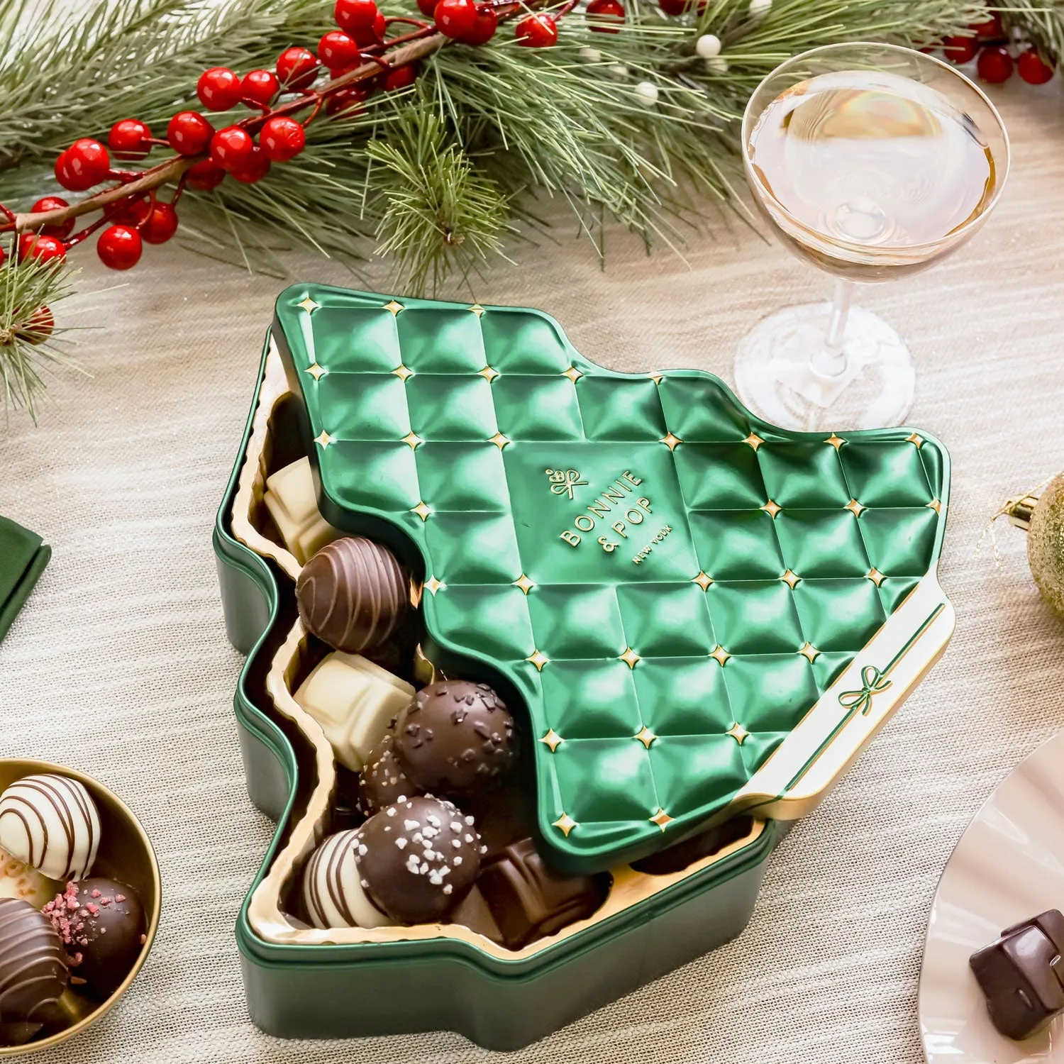 Bonnie and Pop Festive Forest Belgian Truffle Tree - Image 3