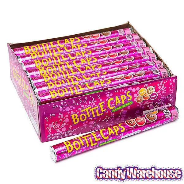 Bottle Caps Candy Rolls: 24-Piece Box - Image 2