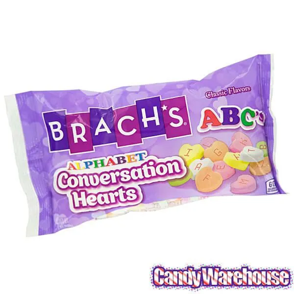 Brach's Alphabet Conversation Hearts: 7-Ounce Bag - Image 3